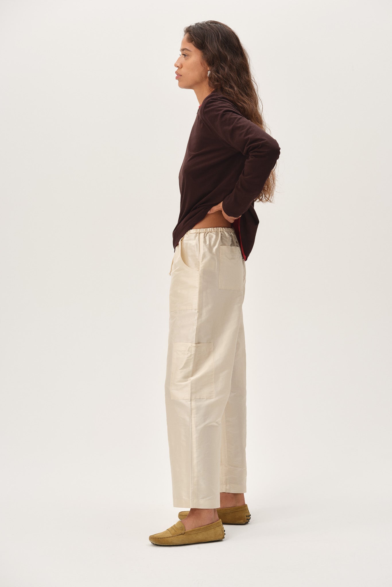 Donni Taffeta Cargo Pants
