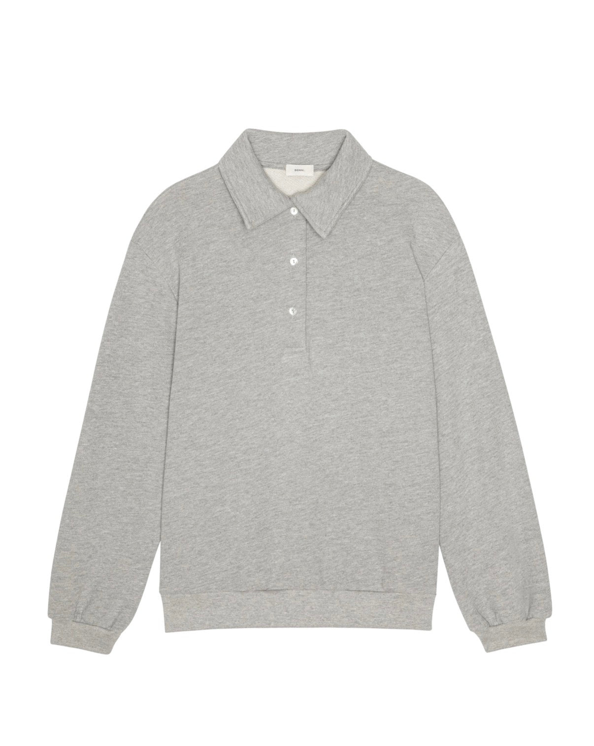 Donni Eco-Terry Polo Sweatshirt