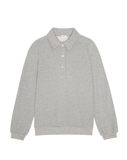 Donni Eco-Terry Polo Sweatshirt