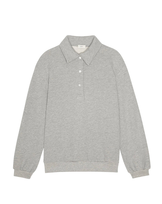 Donni Eco-Terry Polo Sweatshirt