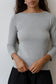 Donni Baby Rib Boat Neck