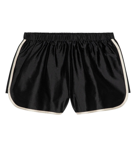Donni Silk Taffeta Racer Short