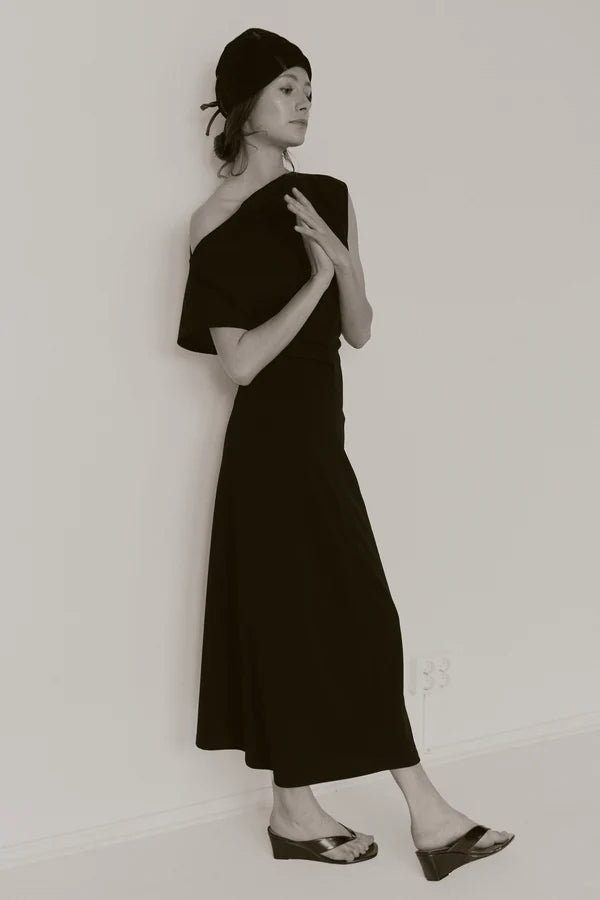 Leoni Floyd Draped Waist Dress