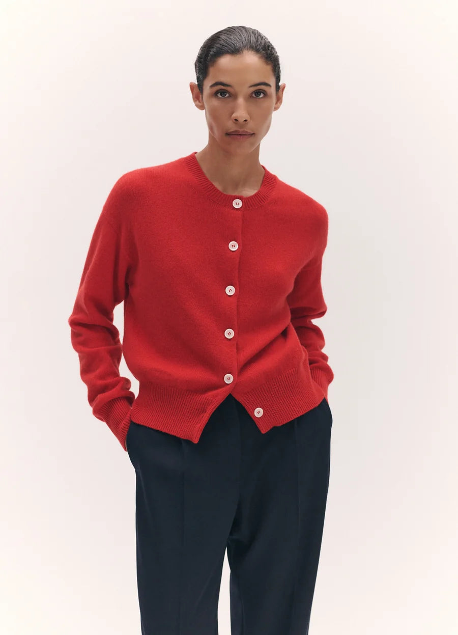 &Daughter Ada Crewneck Cardigan