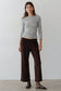 Donni Baby Rib Scallop Pant