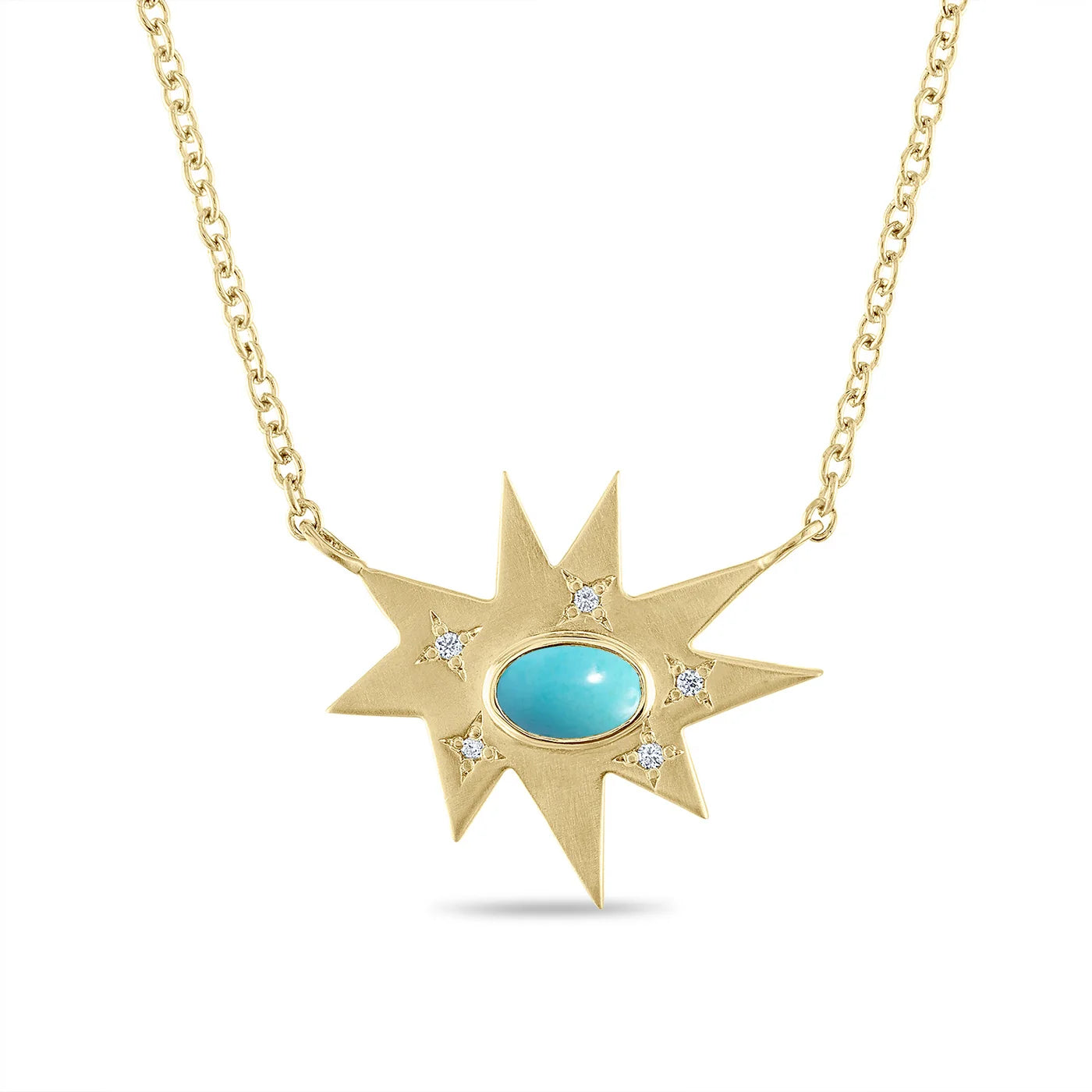 Emily Kuvin Gold Mini Kapow Necklace