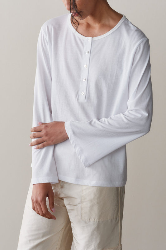 Donni Jersey Henley Tee