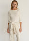 Donni Baby Rib Boat Neck