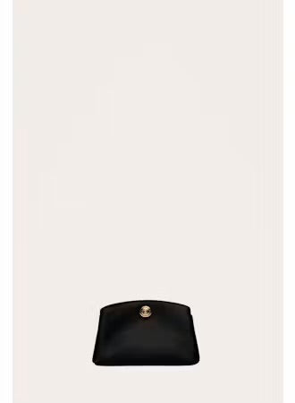 Liffner Satin Pushlock Clutch