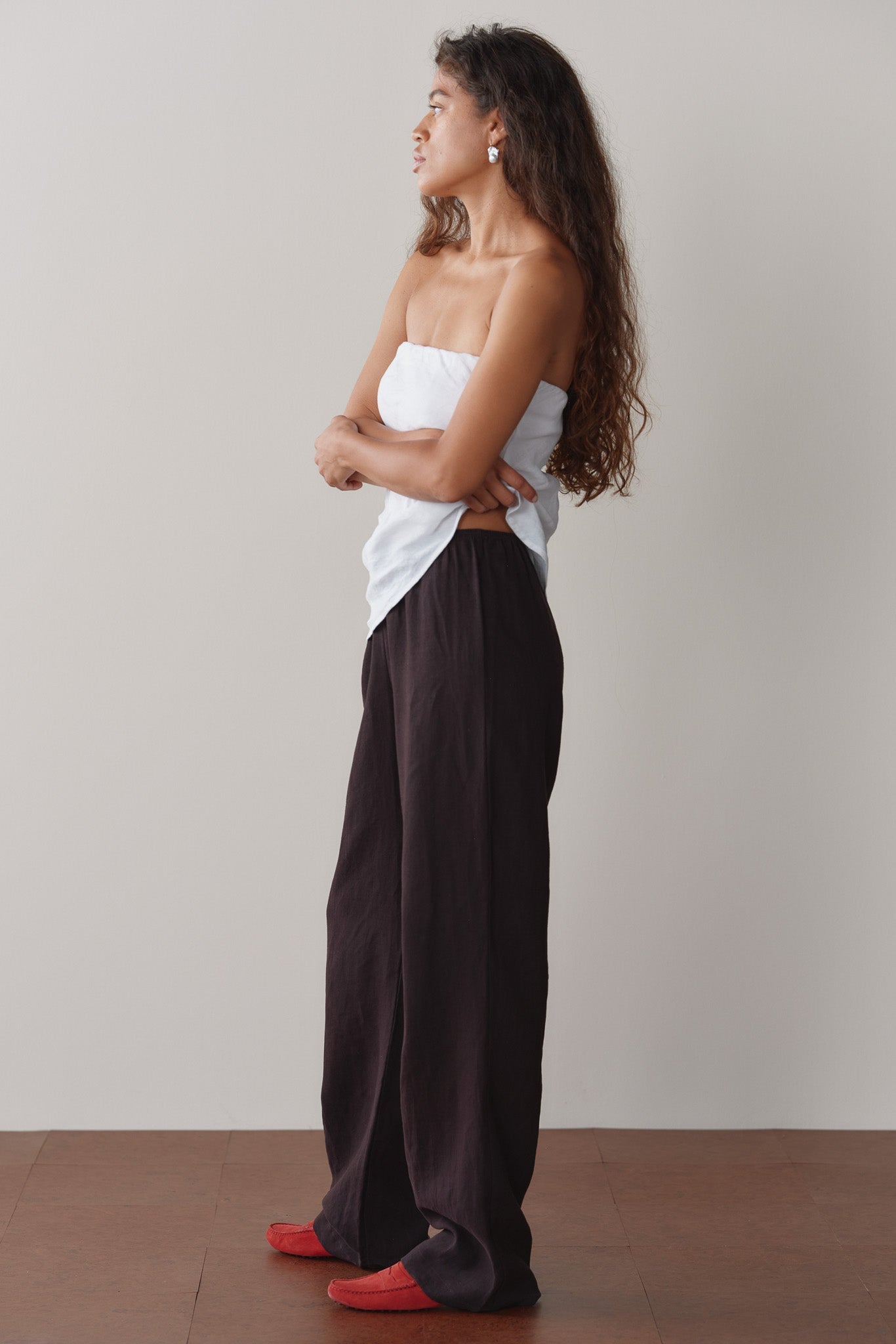 Donni Linen Simple Pant