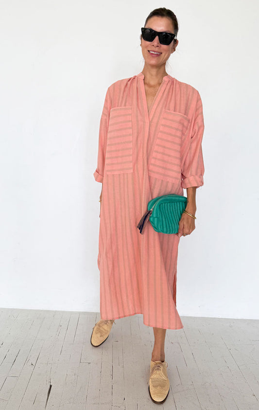 Two New York Stripe Caftan