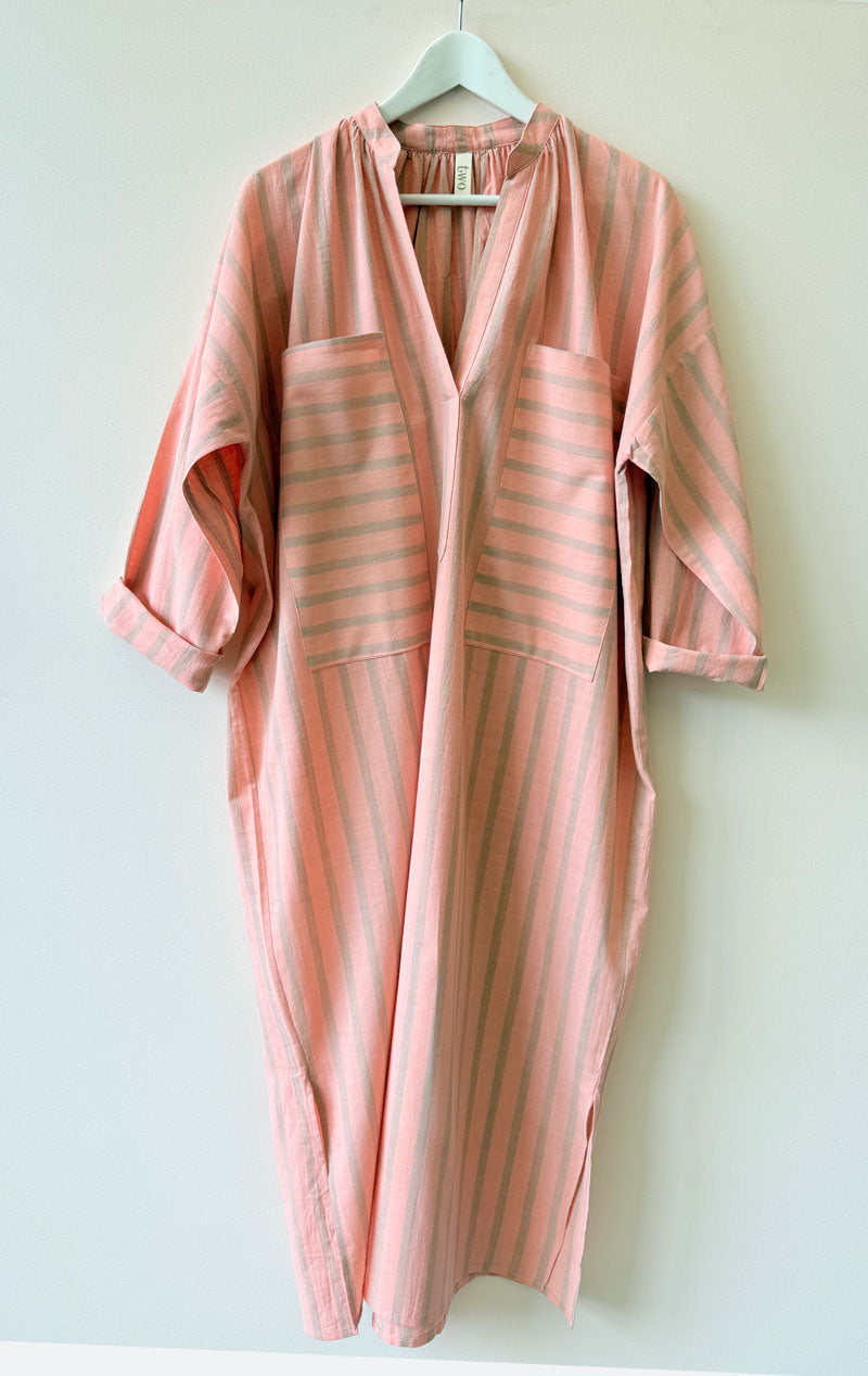 Two New York Stripe Caftan