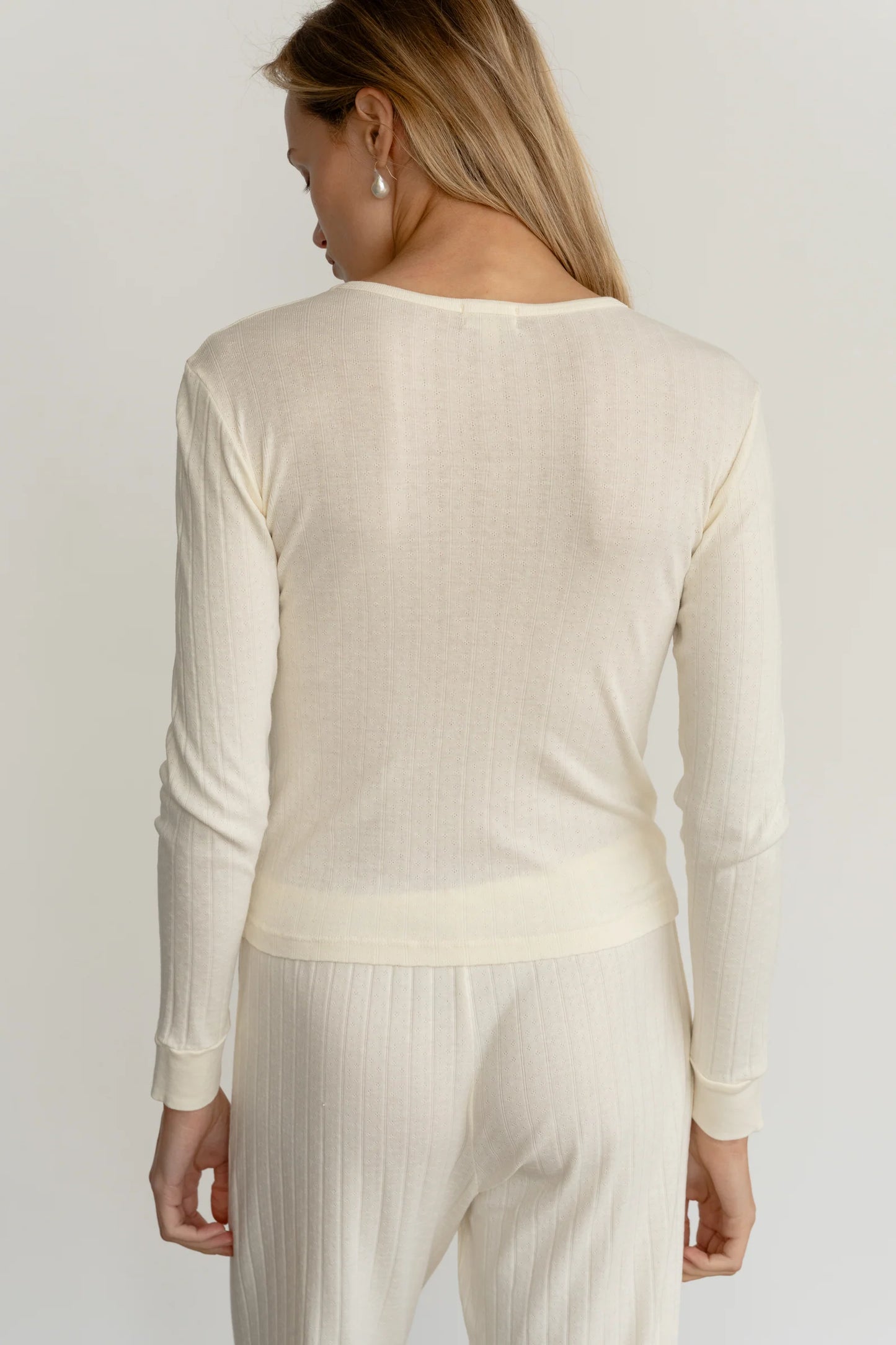 Donni Pointelle Long Sleeve