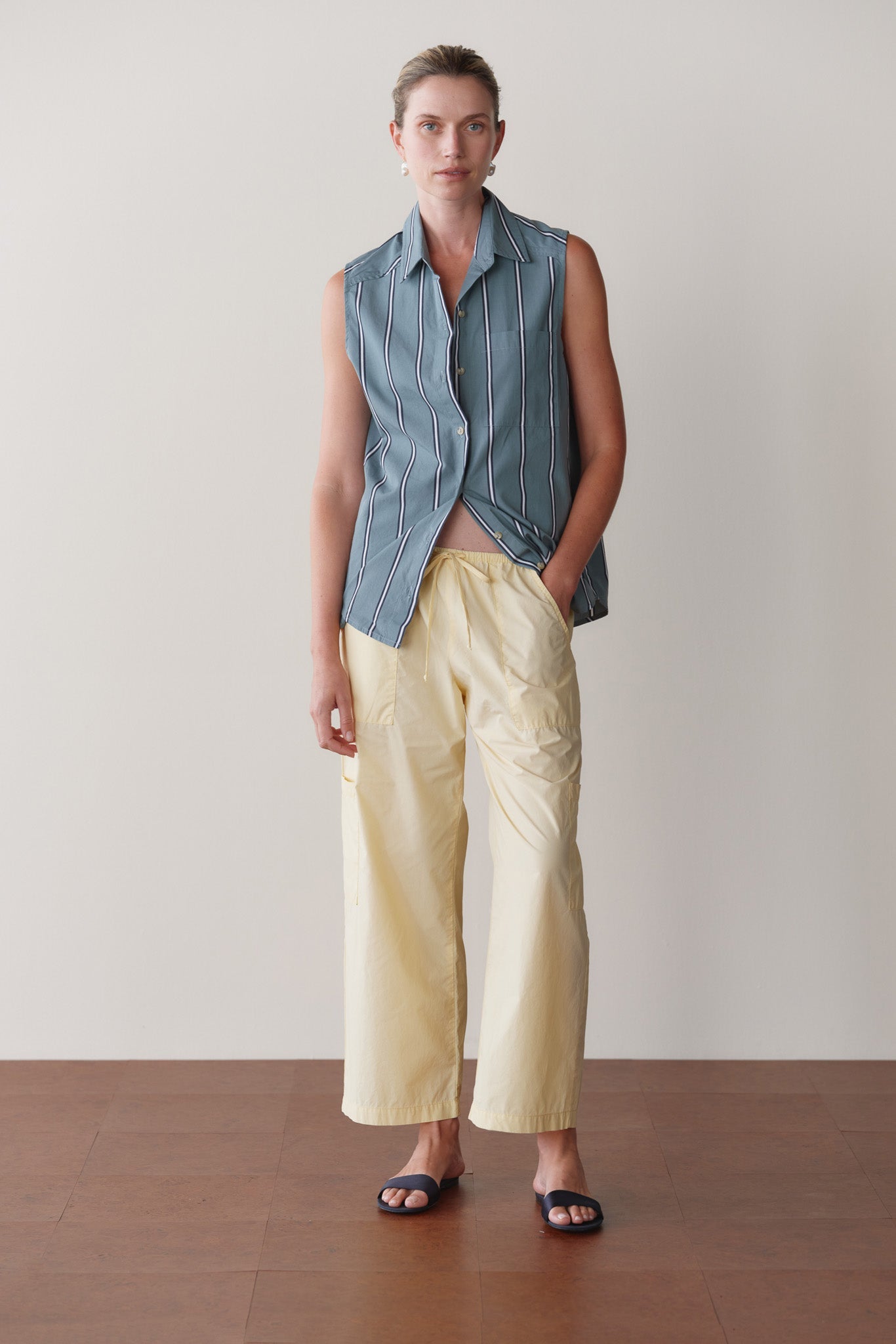 Donni Poplin Cargo Pants