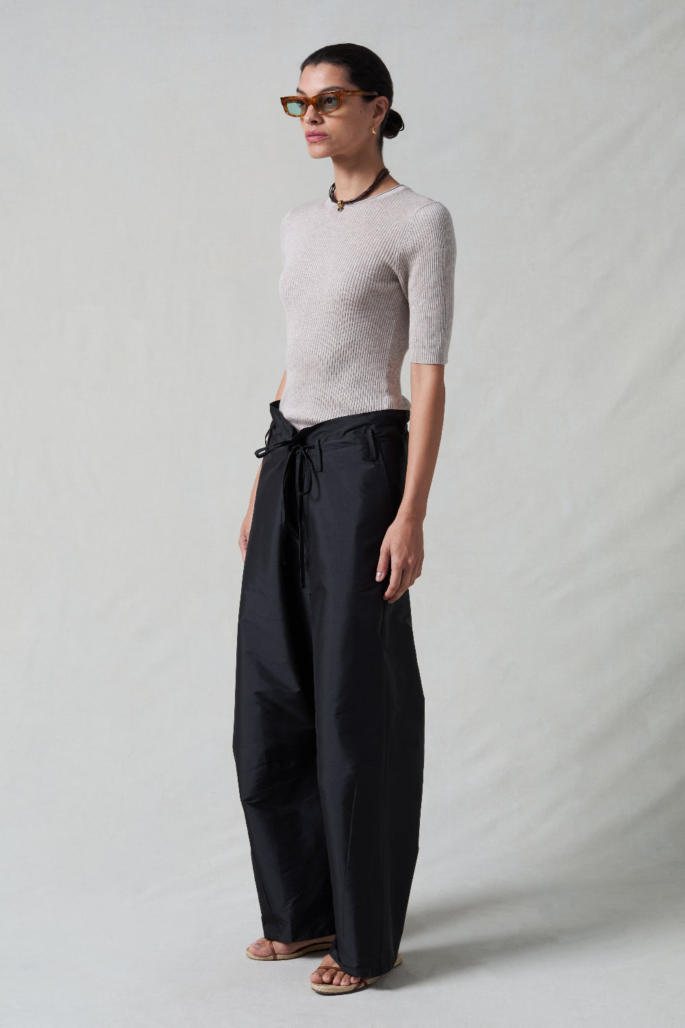 Chan Luu Taffeta Pant