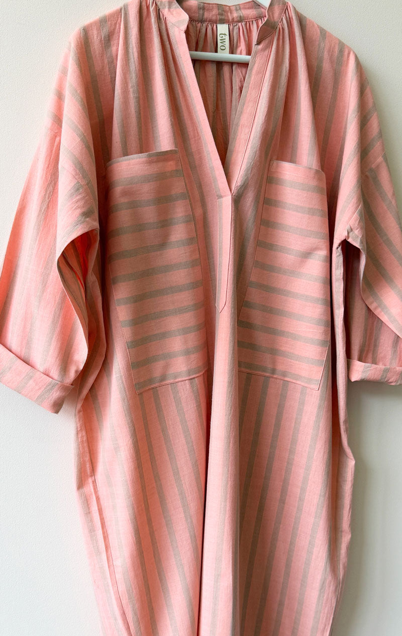 Two New York Stripe Caftan