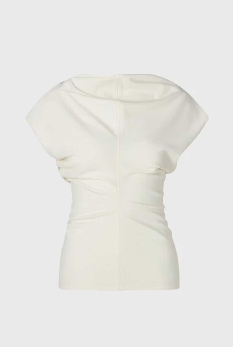 Leoni Floyd Draped Waist Top