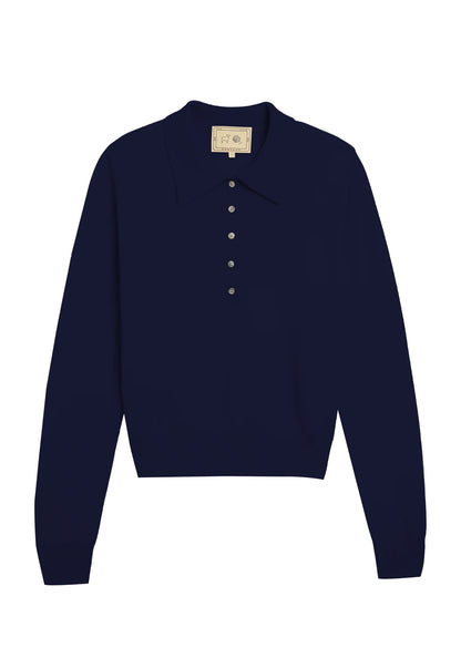 Demylee Vera Cashmere Polo Sweater