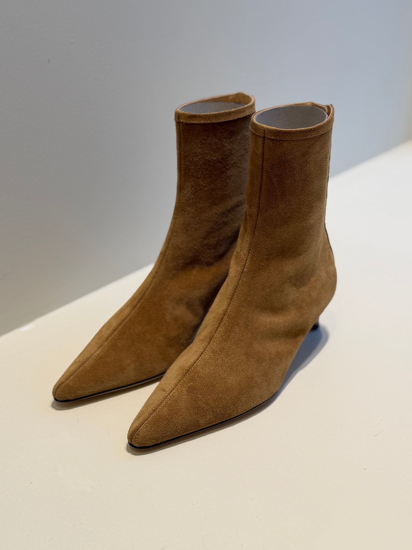 Dear Frances Topo Suede Bootie