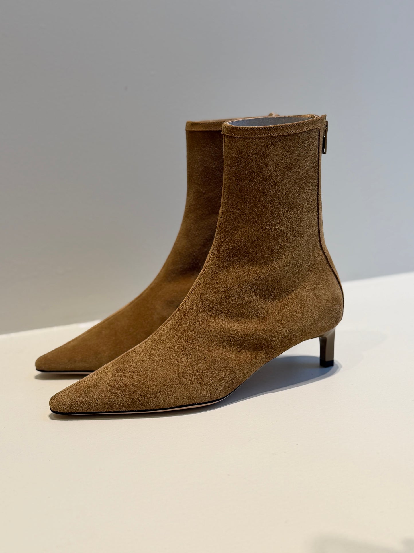 Dear Frances Topo Suede Bootie