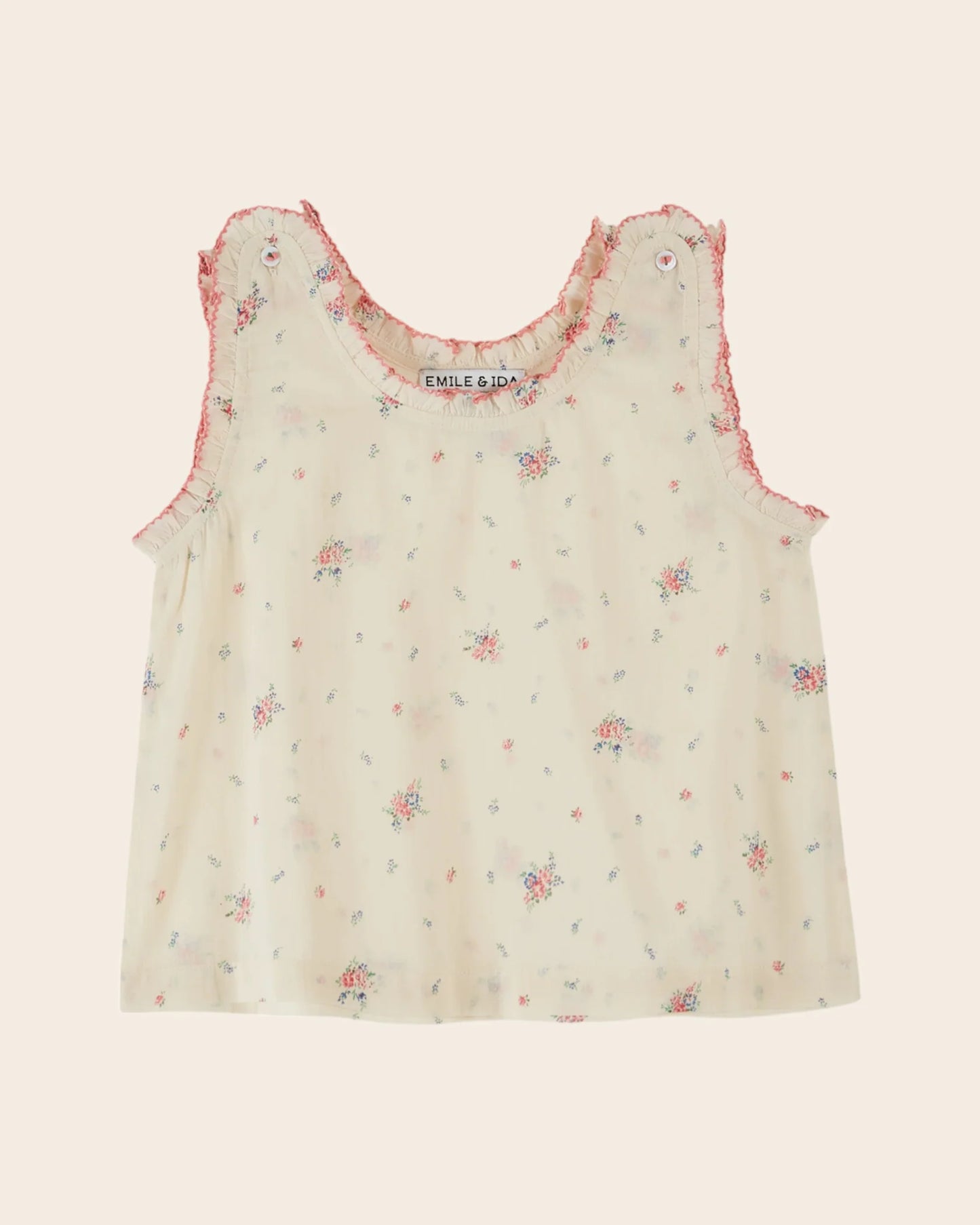 Emile & Ida Floral Cotton Top