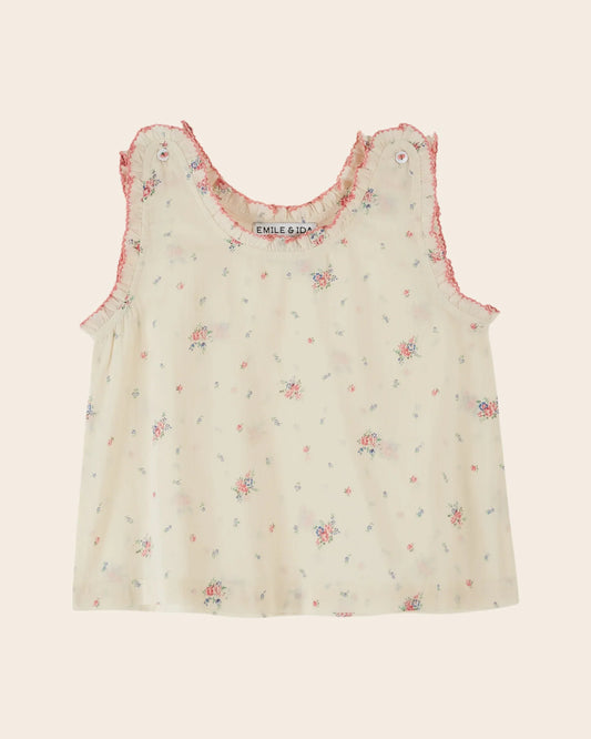 Emile & Ida Floral Cotton Top