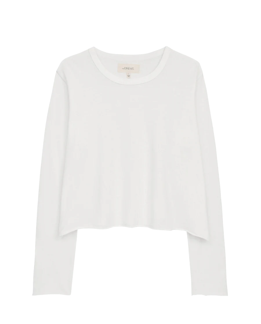 The Great Long Sleeve Crop Tee