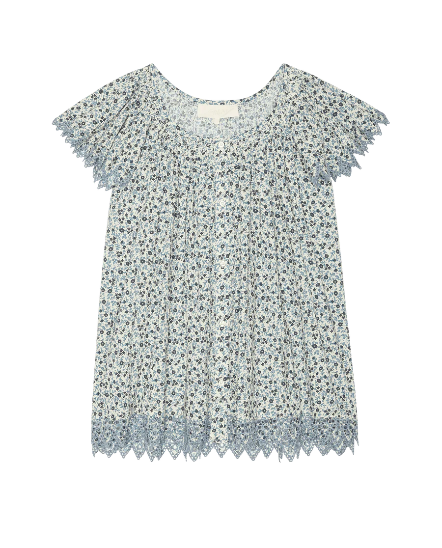 The Great Flutter Eyelet Top
