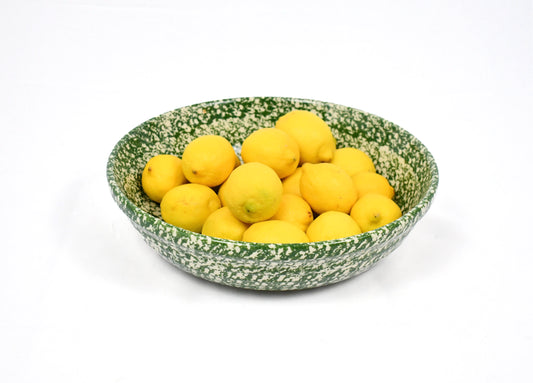 Roseville Pottery Spongeware Serving Bowl