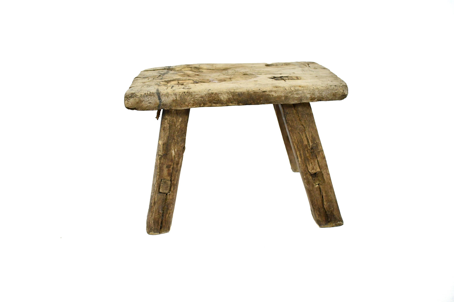 Antique Chinese Elm Stool